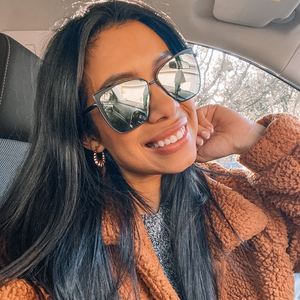 Grace Cateye Sunglasses Matte Black Grey Mirror DIFF Eyewear