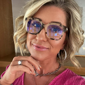 Bella XS Square Prescription Glasses | Cream Tortoise | Diff Bella XS Square Prescription Glasses | Cream Tortoise | Diff