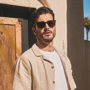 Billie XL Square Sunglasses | Rich Tortoise & Brown  display picture 2