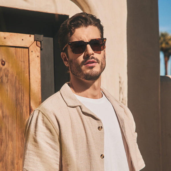 billie xl - rich tortoise + brown + polarized sunglasses 1