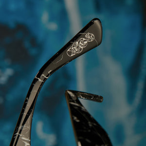 Harry Potter Voldemort Sunglasses | Black Lightning & Blue  display picture 3