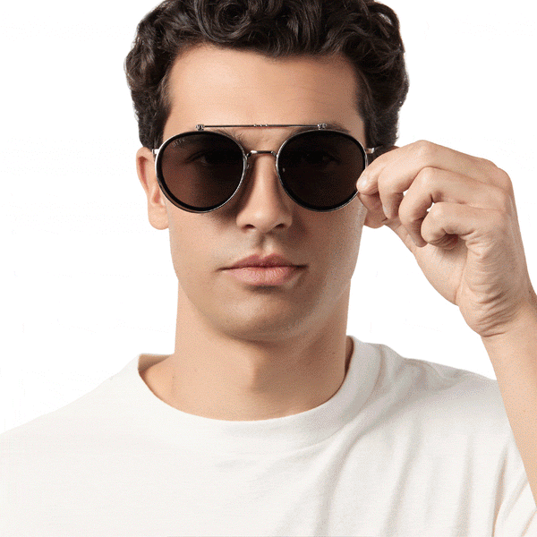 anakin™ - podracer™ + galactic brushed silver + space gray + polarized sunglasses 7