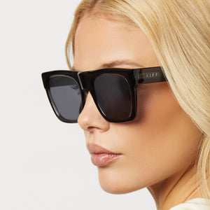 Diff Eyewear Easton Sunglasses Easton Square Sunglasses | Macchiato & Brown Gradient | DIFF  main image 3