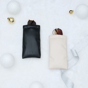 Leather Pouch | Black | DIFF Eyewear
