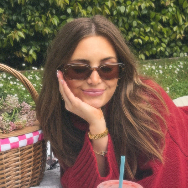 aspyn ovard - cove + tortoise + brown sunglasses 1