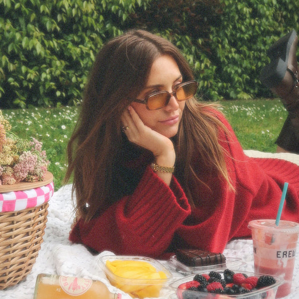 aspyn ovard - elle + tortoise + brown tint sunglasses 1