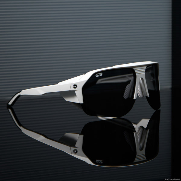 stormtrooper sport - galactic white + category 3 polarized dark grey sunglasses 6