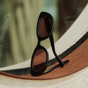 Jojo Fletcher Raya Sunglasses | Black & Brown | DIFF Eyewear