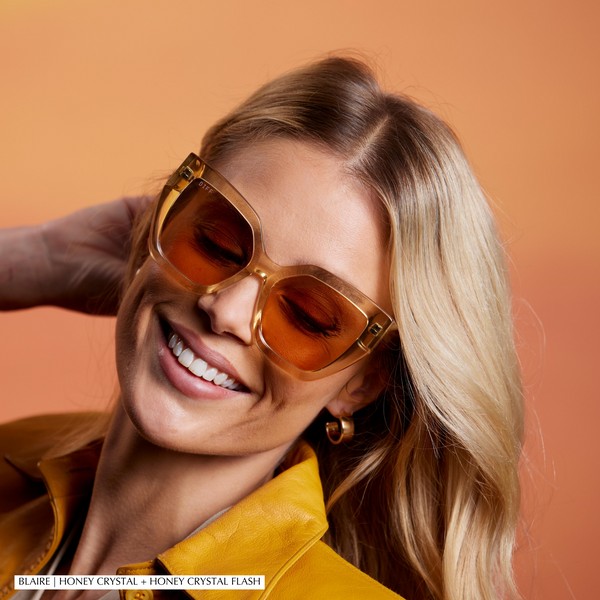 blaire - café ole + brown gradient sunglasses 6