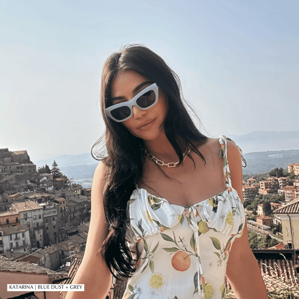 katarina - black + grey + polarized sunglasses 6