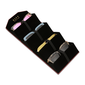 Velvet Glasses Case for Multiple Pairs