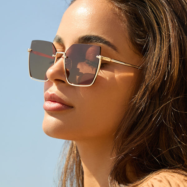 analise - gold w sequoia tort temple tips + brown polarized sunglasses 5
