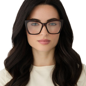 BECKY IV XS - SEQUOIA TORTOISE + PRESCRIPTION GLASSES