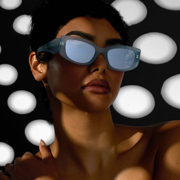 beetlejuice™ - astrid deetz™ + silver + dusty silver sunglasses 1