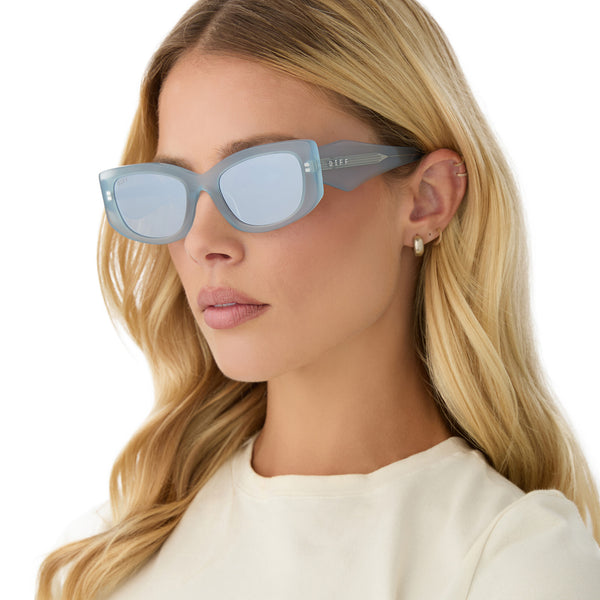 beetlejuice™ - astrid deetz™ + silver + dusty silver sunglasses 7