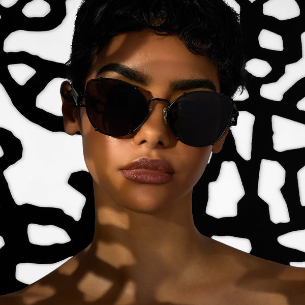 beetlejuice™ - lydia deetz™ + black + grey sunglasses 5
