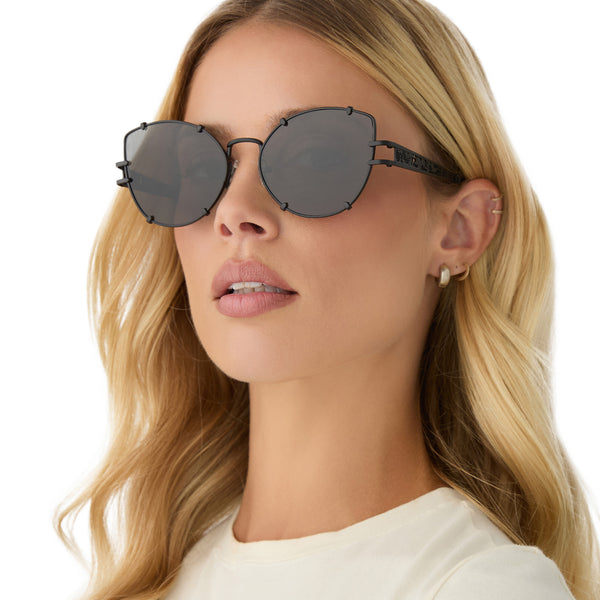 beetlejuice™ - lydia deetz™ + black + grey sunglasses 6
