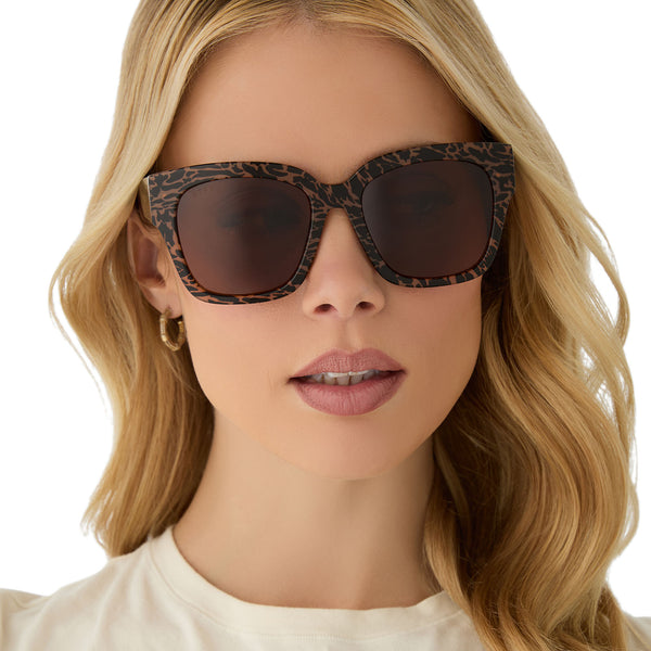 bella ii - animal + brown sunglasses 1