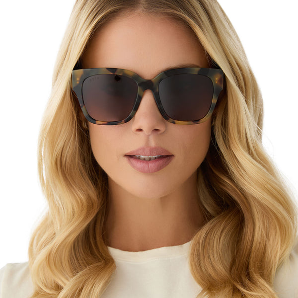 bella ii - brown kombu + brown gradient + polarized sunglasses 5