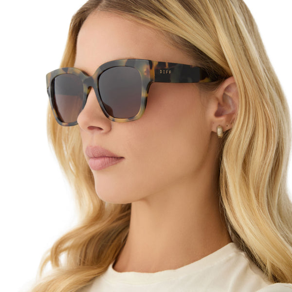 bella ii - brown kombu + brown gradient + polarized sunglasses 7