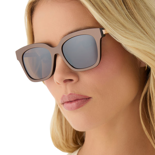 bella xs - moscow mule + brown w/ gold flash sunglasses 1