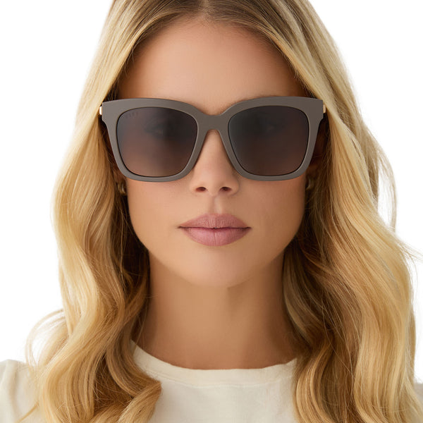 bella - london stone + truffle gradient + polarized sunglasses 7