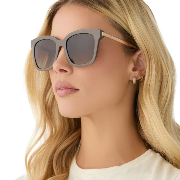 bella - london stone + truffle gradient + polarized sunglasses 6