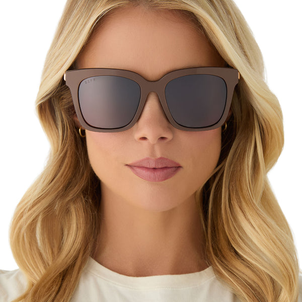 bella - moscow mule + brown w/ gold flash sunglasses 1
