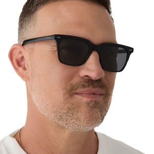 Diff Charitable Eyewear Billie TORTOISE SHELL Polarized Sunglasses Billie Square Sunglasses | Brown & Grey Polarized Lenses  main image 4