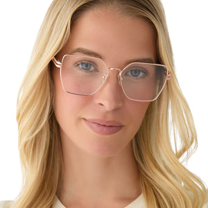 BONNIE - ROSE GOLD + PRESCRIPTION GLASSES