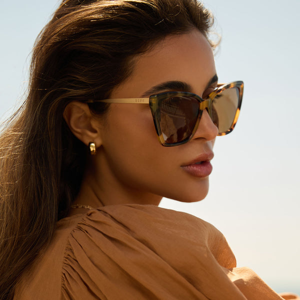 becky ii - brown kombu + brown + polarized sunglasses 5