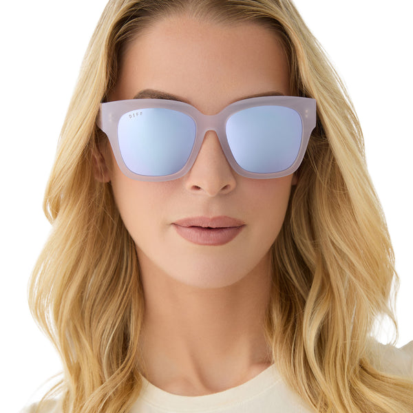 bella ii - thistle + lavender mirror sunglasses 1