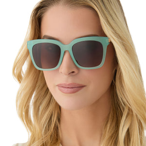 BELLA - AQUATIC AWE + BROWN GRADIENT + POLARIZED SUNGLASSES