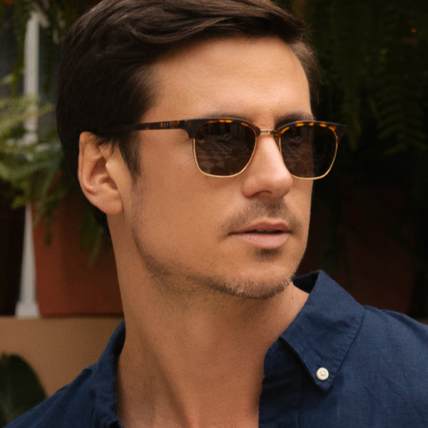 biarritz - rich tortoise + brown + polarized sunglasses 1