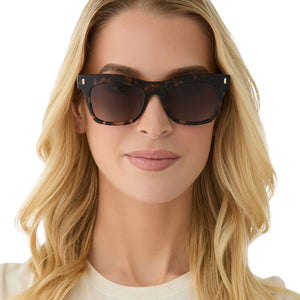 Bradley Cateye Sunglasses | Espresso Tort & Brown Gradient | DIFF