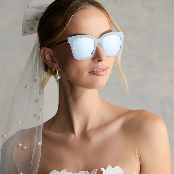 bella - blue dust + blue gradient flash sunglasses 1