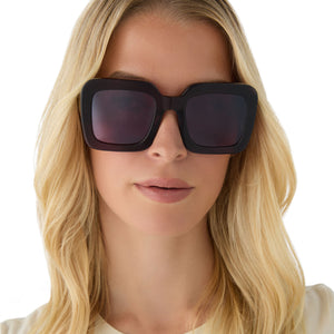 NEW DIFF women\'s sloane sunglasses in aubergine + grey DIFF Sunglasses- Sloane Aubergine + Grey – Cypress Apparel  main image 3