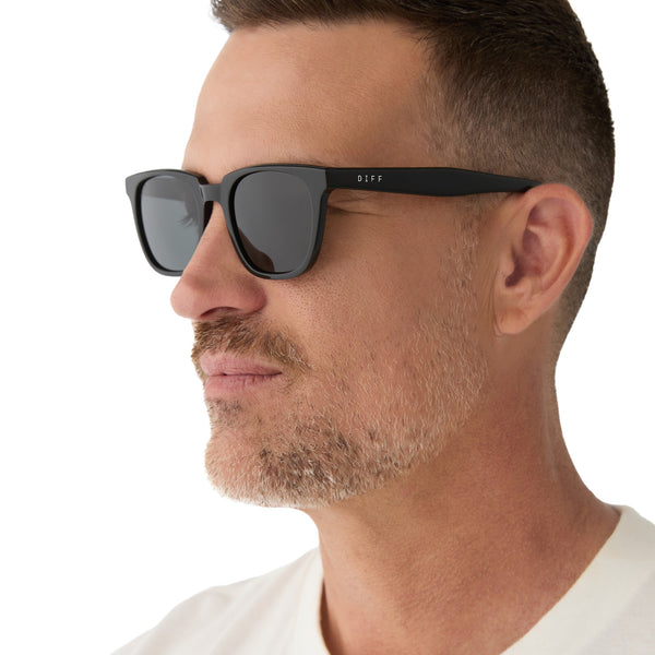 colton - black + grey polarized sunglasses 5