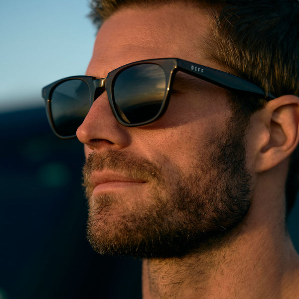 colton - whiskey + grey polarized sunglasses 1