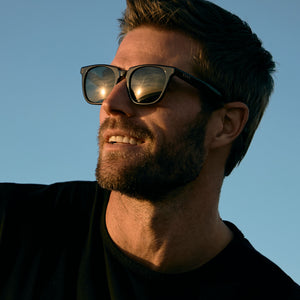 Colton Square Sunglasses | Whiskey & Grey Polarized Lenses  display picture 2