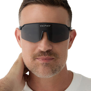 DARTH VADER™ 4.0 - DARK GLOSSY BLACK + BLACK GREY + POLARIZED SUNGLASSES