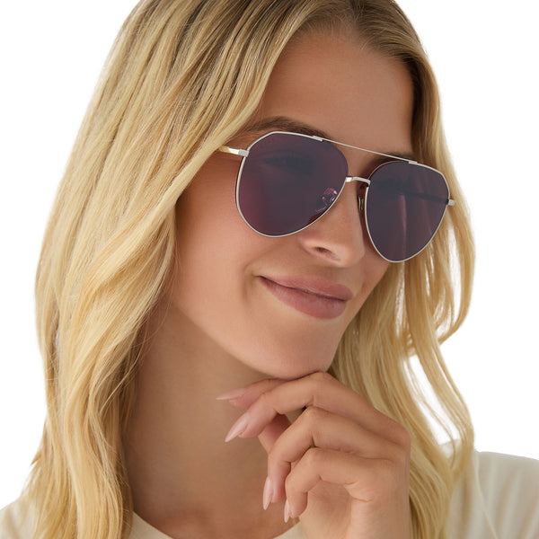 dash - silver + aubergine w silver flash + polarized sunglasses 5