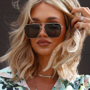 BERKELY - BRUSHED GOLD + G15 SUNGLASSES