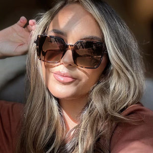 ESME - ESPRESSO TORTOISE + BROWN GRADIENT SUNGLASSES