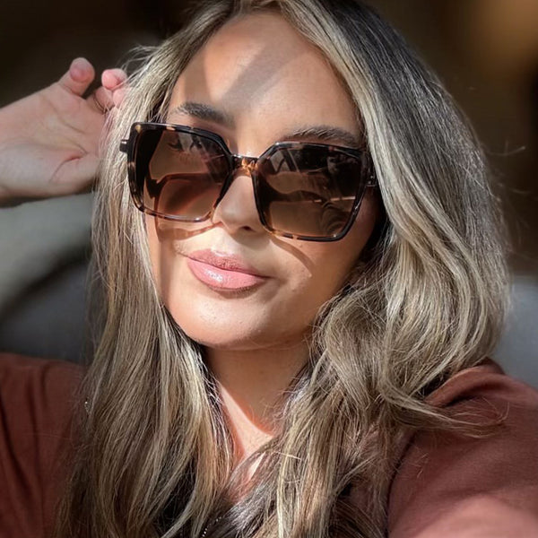 esme - espresso tortoise + brown gradient sunglasses 6
