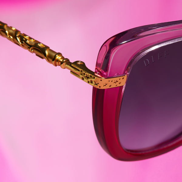 hermione granger™ 2.0 - ombré pink + blue bell gradient sunglasses 7
