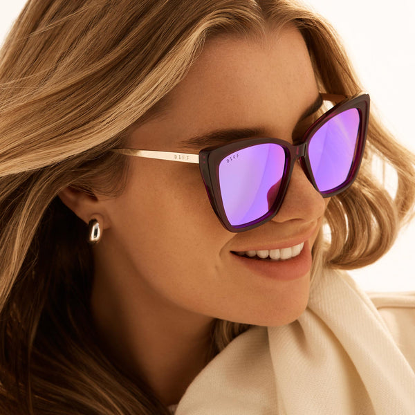 becky ii - posh purple crystal + purple mirror + polarized sunglasses 7