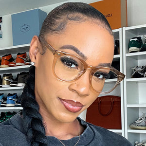 WESTON - VINTAGE CRYSTAL + BLUE LIGHT TECHNOLOGY CLEAR GLASSES