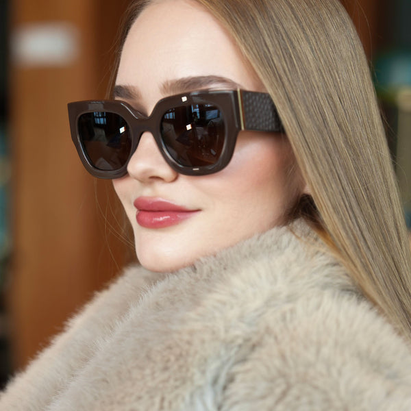 maren - truffle + truffle + polarized sunglasses 1