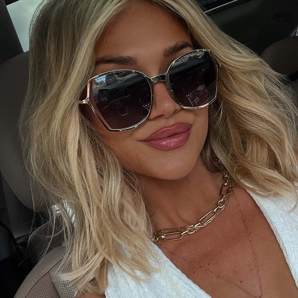 donna iii - gold + midnight gradient + polarized sunglasses 1
